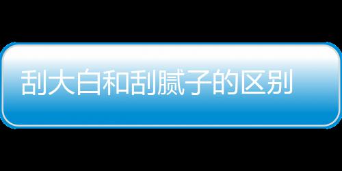 白和呢平米区别钱一刮大刮腻 刮子的大白多少