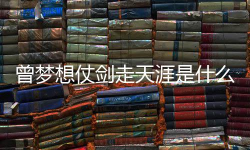 么歌想仗曾梦曾经天涯剑走及歌的你演唱者词介是什绍