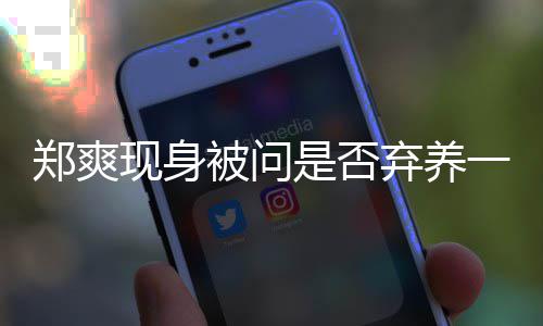被问不发现身弃养郑爽 助理试落镜图拍头一言是否